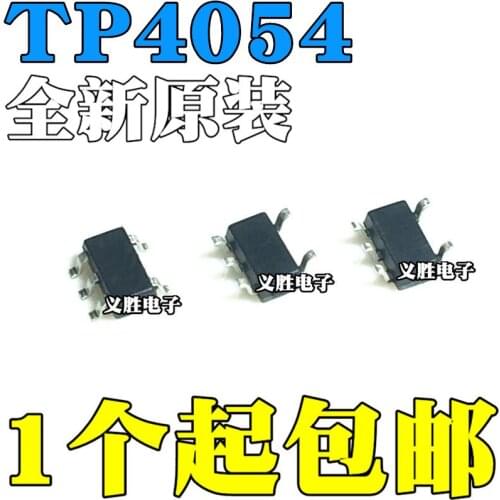 2PCS New and original TP4054 SOT23-5 54B Linear lithium ion battery charger chip Linear lithium ion battery charger chip, lithiu