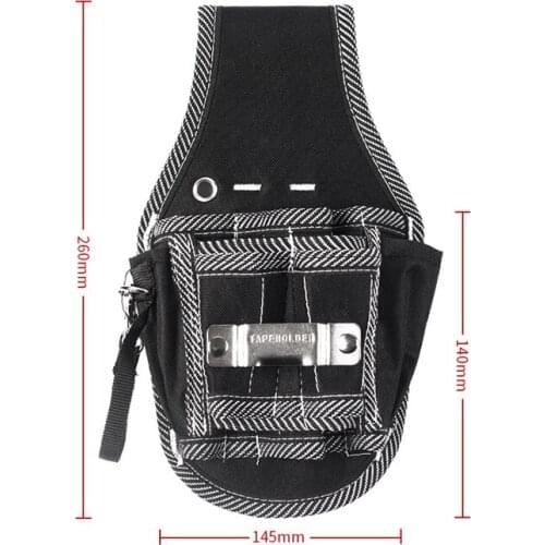 Portable Electric Drill Belt Bag Holster Cordless Electrician Tool Bag Bit Holder Belt Pouch Waist Cordless Drill Storage Pocket