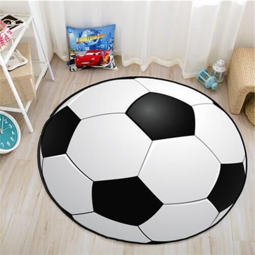 Anti-slip Ball Carpet Computer Chair Pad Football Basketball Living Room Decoration Children Bedroom Mat Rugs for Teen Boys