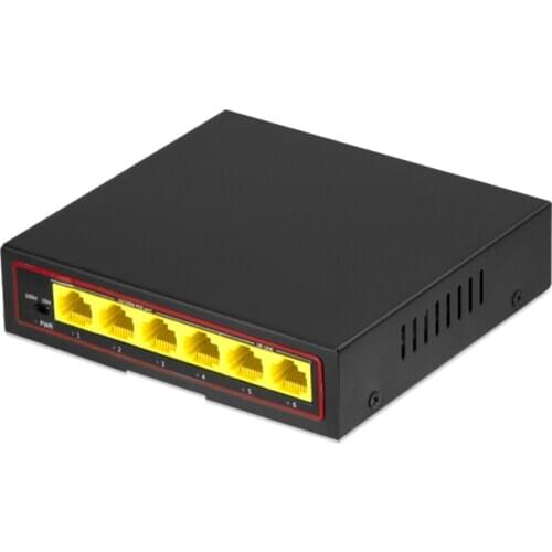 10/100M 4 Port Network POE Switch With 2 100M Network Port