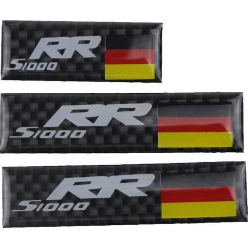 KODASKIN Carbon Sticker Emblem Decal for BMW S1000RR T one set/3pieces
