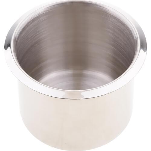 Stainless Steel Recessed Cup Drink Holder For Marine Boat RV Camper rust proof and corrosion protection Smooth surface