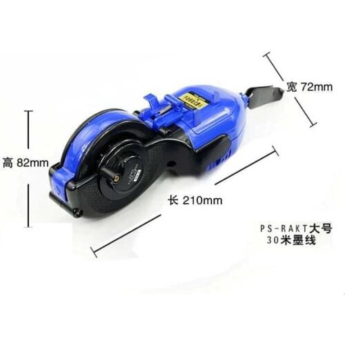 High quality 30m carpenter ink marker, fountain ink, chalk line scribers, carpenter wood working tools