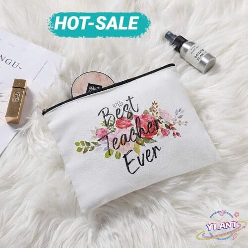 YLANT Makeup Bag Pencil Pouch Graduation back to school Thanksgiving Women Teachers' Day new year Christmas Gift