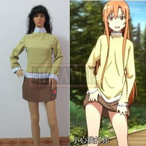 Yuuki Asuna Cosplay Sword Art Online ALO SAO Cosplay Costume Free Shipping