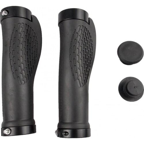 1 pair of mountable MTB mountain bike ergonomic non-slip bike bicycle handlebar handle mountain bike riding equipment pair