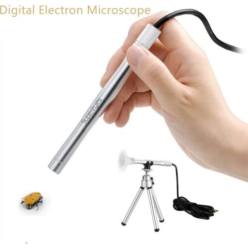 200X Digital Electronic LED USB Microscope Endoscope Camera Zoom Video Microscope 0.3MP Skin Hair Testing Taking Photos