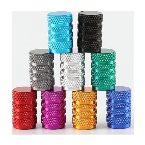 4pc Universal Dustproof Aluminium Alloy Bicycle Cap Wheel Tire Covered Car Truck Tube Tyre Bike Accessories