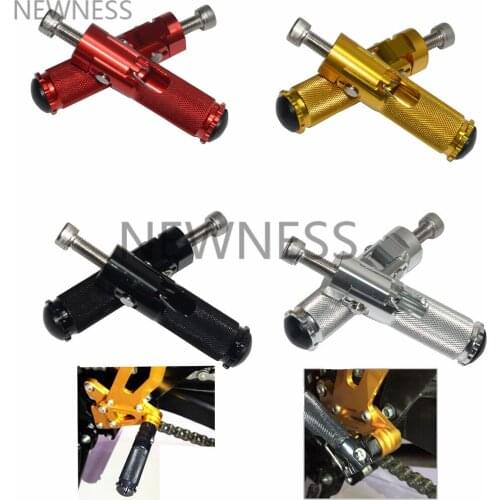 8mm Motorcycle Folding Rearsets Footrest Footpegs Foot pegs Pedal Universal for Kawasaki Ninja ZX6R ZX636 Ninja 650R ER6F ER-6N