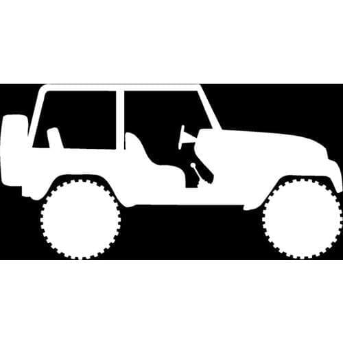 Go-anywhere vehicle car sticker cute funny flower scratch For Car Window Car Tail Body Decoration Car Styling