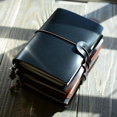 10*12.5cm Small A7 Passport Size Vintage Notebook Diary Spiral Refill Pages Wholesale Traveller Journal Planner Notepad