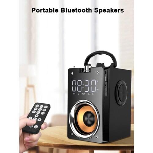 Bluetooth Speaker Portable High Power Wireless Stereo Subwoofer Heavy Bass Speakers Large Volume Mobile Outdoor Audio