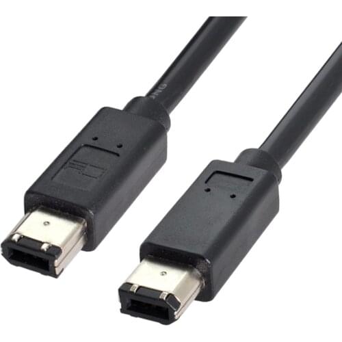 Cablecc 6 P 6P Firewire 400 Firewire 400 6 6 iLink Cable IEEE 1394a 6ft 1.8M Black