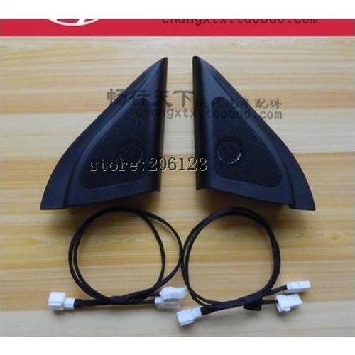 For Hyundai ix25 speakers tweeter car-styling Audio trumpet head speaker ABS material triangle speakers tweeter 2014-2017