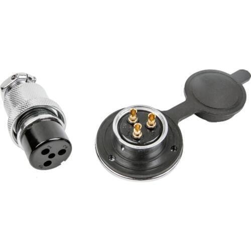 HAOGNCN Connector 3 Core DF25 GX25 Flange Plate Aviation Insert Head Seat Connect Plug-in Unit Round