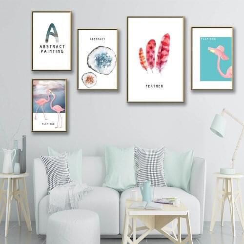 HD Printed Letters Of Animal Wall Art Inspirational Canvas Painting Art Painting Living Room Decoration Wall Picture