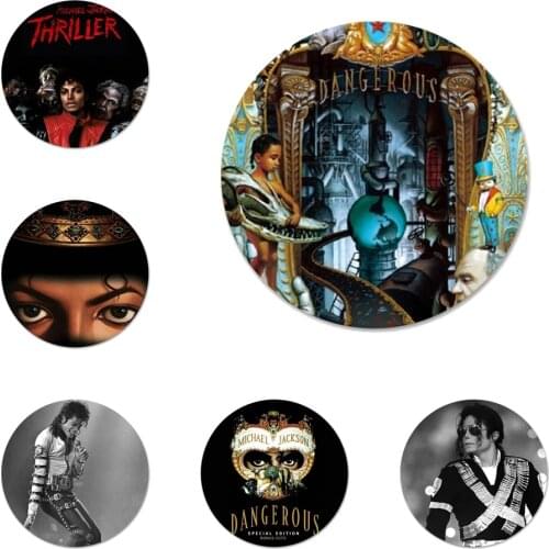 Michael Jackson Dangerous Album Badge Brooch Pin Accessories For Clothes Backpack Decoration gift
