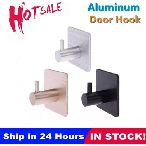 Door Hook Wall Hook Towel Hook For Bathroom Stainless Steel Coat Hook Rustproof Hook Hanger Kitchen Hardware Home Accessories