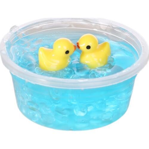 New Crystal Bead Slime With Duck Clay Slime Crystal Mud Transparent Clear Slime Hot