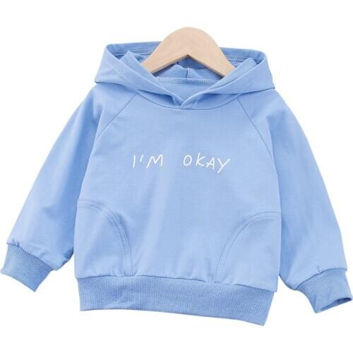 New Spring Autumn Baby Boys Sweatshirts Children Fashion Cotton Hoodies Toddler Casual Clothes Girls Clothing Kids Sportswear