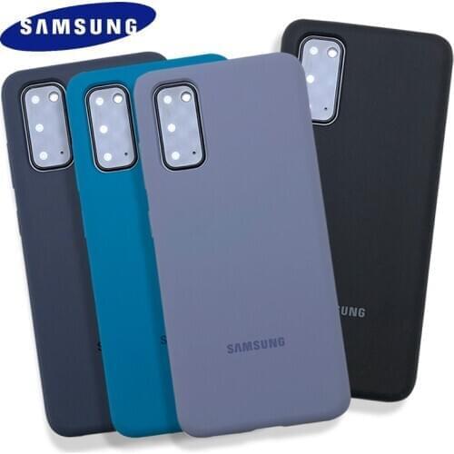 Original Samsung Galaxy S20 Soft Silicone Case Silky Touch Protective Liquid Shell Cover For S20+ S20Ultra S20Plus