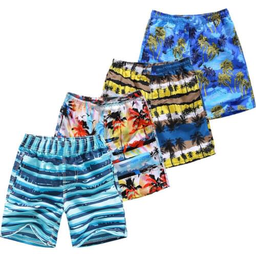 Boy Beach Shorts Quick-Drying Shorts For Kids Teenager Casual Pants Seaside Holiday Children Trousers 13style Boy Clothing