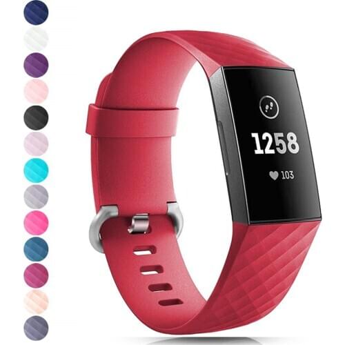 Sport Band For Fitbit Charge 3 Strap Silicon Accessories Wristband For Fitbit Charge3 Replacement Strap For Fitbit Charge 3 Band