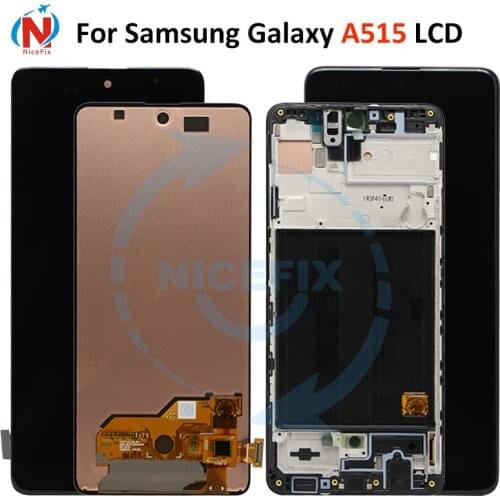 AMOLED For Samsung Galaxy A515 LCD Touch Panel Screen Digitizer Sensor Glass Assembly For Samsung A51 LCD A515F A515F/DS A515FD