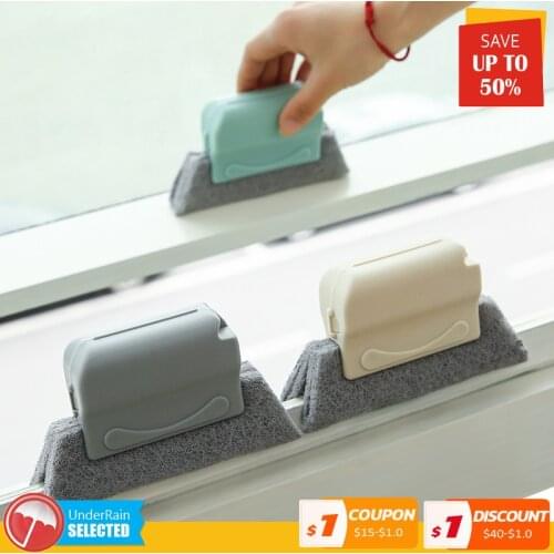 Groove Cleaning Brush Quickly Clean All Corners Detachable Door Window Track Brushes Cleaner Bathroom Kitchen Floor tool