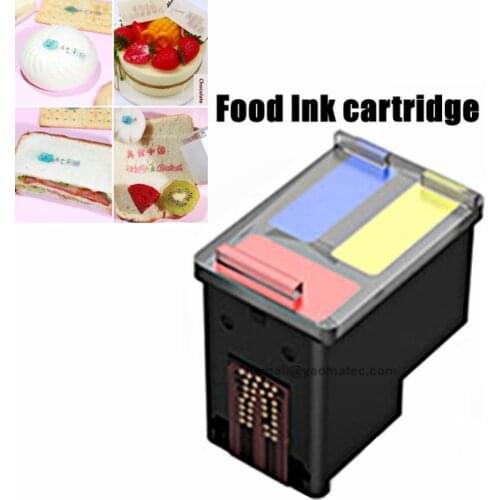 Mini Printer Printable Color Black Inkjet Ink MBrush Replacement Food Ink Cartridge Baking Latte Food Edible Ink Cartridge