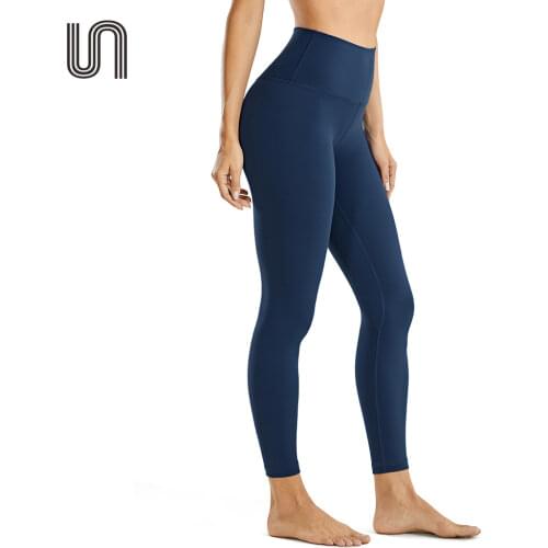 Women Matte Brushed Buttery Soft Leggings Athletic High Waisted Squat Proof Yoga Pants With Hidden pocket 25 Inches