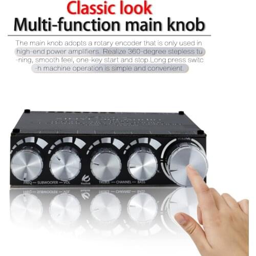 1 PC XY-S100L AMP Bluetooth 5.0 2.1 Channel Power Audio Stereo Subwoofer Amplifier Board 50WX2+100W Speaker