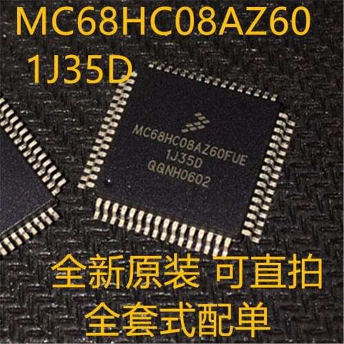 100% New&original MC68HC08AZ60 1J35D MC68HC08 QFP64 Car computer ECU board driver chips