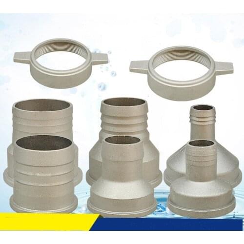 2'' Change to 1''/1.2'' /1.5'' Exhaust Outlet Hose Kit (Tube+Seal gasket+ Screw Nut) for Gas Engine Powered Clear Water Pump