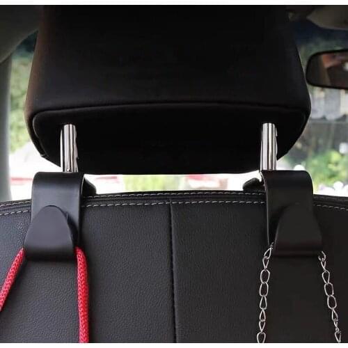 4pcs Car Headrest Back Seat Hook Seat Hanger Vehicle Organizer For Geely Emgrand 7 Renault Kia Citroen Peugeot Hyundai Suzuki
