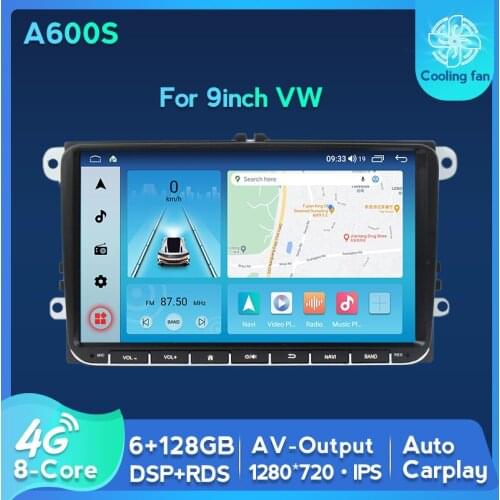 4G LTE Android 11 6+128G For VW Volkswagen Golf Polo Skoda Rapid Octavia Radio Tiguan Passat B7 2Din Car Multimedia Radio GPS BT