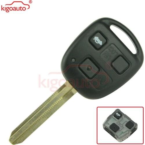 Denso( not Valeo) 3 button 434Mhz TOY43 blade with 4D67chip Remote key for Toyota Land Cruiser FJ Cruiser kigoauto