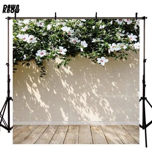 DAWNKNOW Photography Background White Flower Wall Wedding Backdrop Photocall Stage Tapestry Planning Photo Studio Props GY532