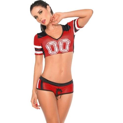 Football Cheerleading Costumes Set Sporty Role Play Women Clothing Soccer Baby Costume