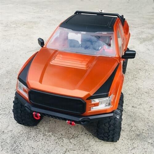 324mm wheelbase ABS Hard Car Body Shell with Bumper & Spare Tire Rack for TRAXXAS TRX4 Ford Raptor RC Car Accessories