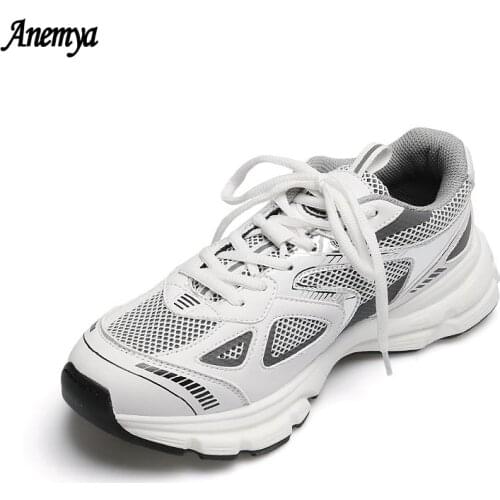 Retro Casual Sneakers Women Summer Mesh Breathable Light Running Shoes For Women Jogging Sports Shoes Woman Vulcanized Shoes New