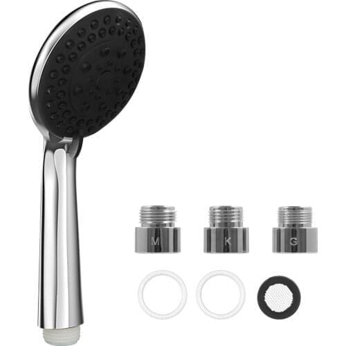 Wall Mounted Water Saving Showerhead sprayer Adjustable Bathroom Boosting Shower Head 3 Modes Jet Massage Rainfall Showerhead