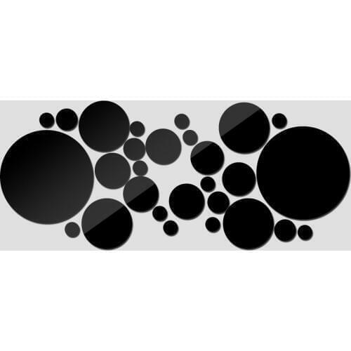 New diy acrylic wall sticker home decoration 3d stickers classic design pegatinas de pared spanish mason jar paris fashion