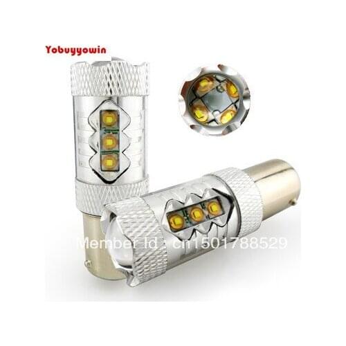 CREE Chips 80W Canbus1156 S25 P21W BA15S LED Backup Light car Reversing light bulb car light With Resistor Built-in