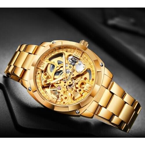 Top Luxury Skeleton Watches Mechanical Automatic Watch Men Tourbillon Sport Clock Casual Business Wrist Watch Relojes Hombre