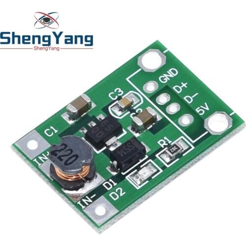 ShengYang 1PCS 600mA DC-DC Mini Step Up Power Module 1-5V To 5V Step-up Boost Converter NEW