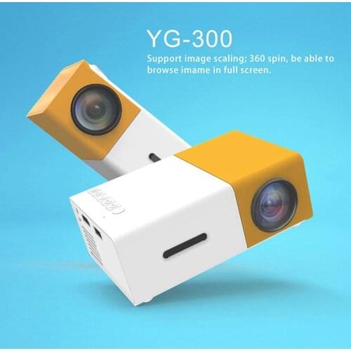 LED Mini Projector YG300 320x240 PX 1080P