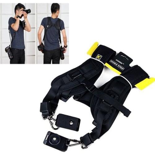 High Quality New Black Professional Rapid Camera Double Shoulder Sling Strap For SLR DSLR For Canon Nikon Sony Camera
