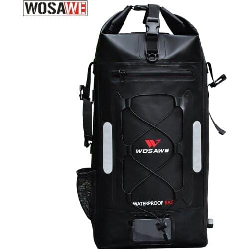 WOSAWE Motorcycle Bag Waterproof Motorbike Backpack Motorcycle Helmet Bag Luggage Moto Tank Bag Motorcycle Racing Backpack