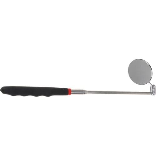 1PC 50mm Car Telescopic Detection Lens Inspection Round Mirror 360 Repair Tool